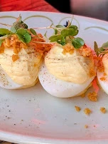 Oyako Deviled Eggs